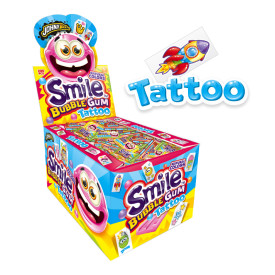 Bubble Gum Smile Tattoo...