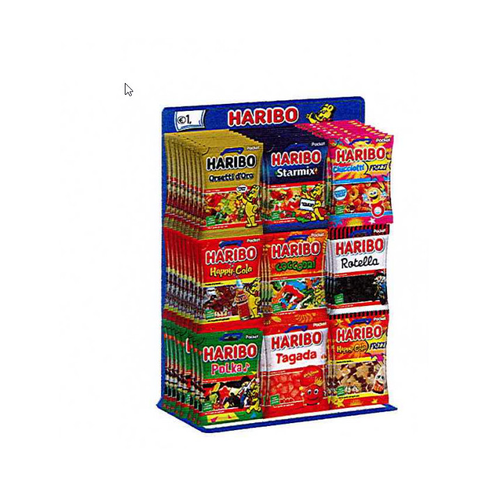 Caramelle Haribo Baby Caraibi espositore 140 bustine