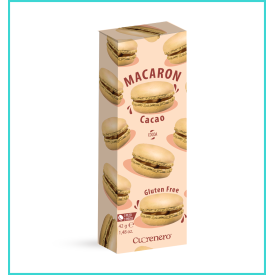 Macarons Cacao 42gr x 15pz...