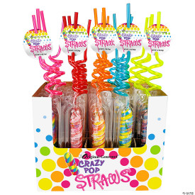 Crazy Pops Straws 50gr x 20pz